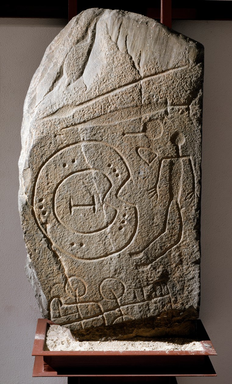 Estela Ibérica de Solana de Cabanas guerreira. Século VIII-6º a.C. de Prehistoric Prehistoric