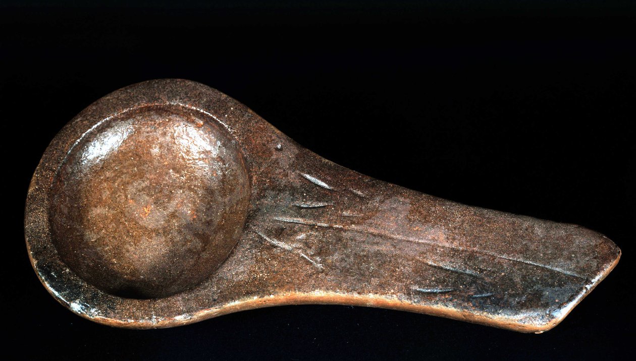 Lâmpada da Madalena de Lascaux - Musée des Antiquiites de Saint-Germain-en-Laye de Prehistoric Prehistoric