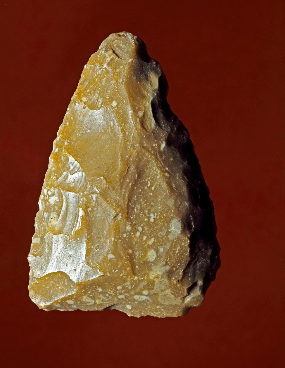 Prehistoire: Ferramenta de produção lítica da cultura Campignana, Gargano, Itália. Calcolítico. Verone, Museo Civico di Storia Naturale, Itália. de Prehistoric Prehistoric