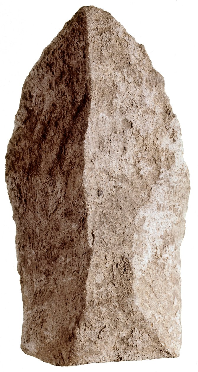 Pedra da época mesolítica. De Quintana. Posada, Cave La Riera (foto) de Prehistoric Prehistoric