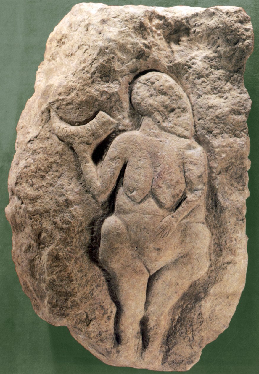 Vénus de Laussel aka Vénus a la corne de Prehistoric Prehistoric