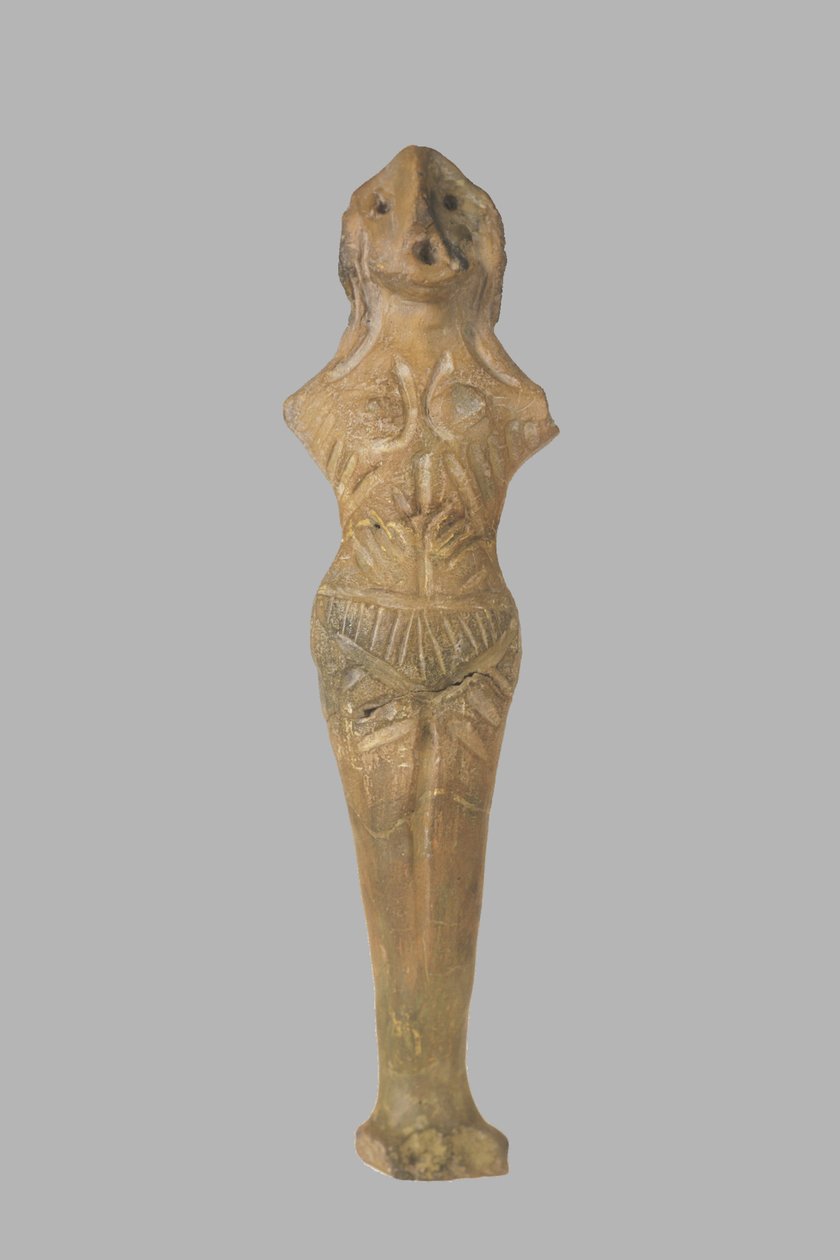 Estatueta Feminina, 3950-3500 aC de Prehistoric Russian Culture
