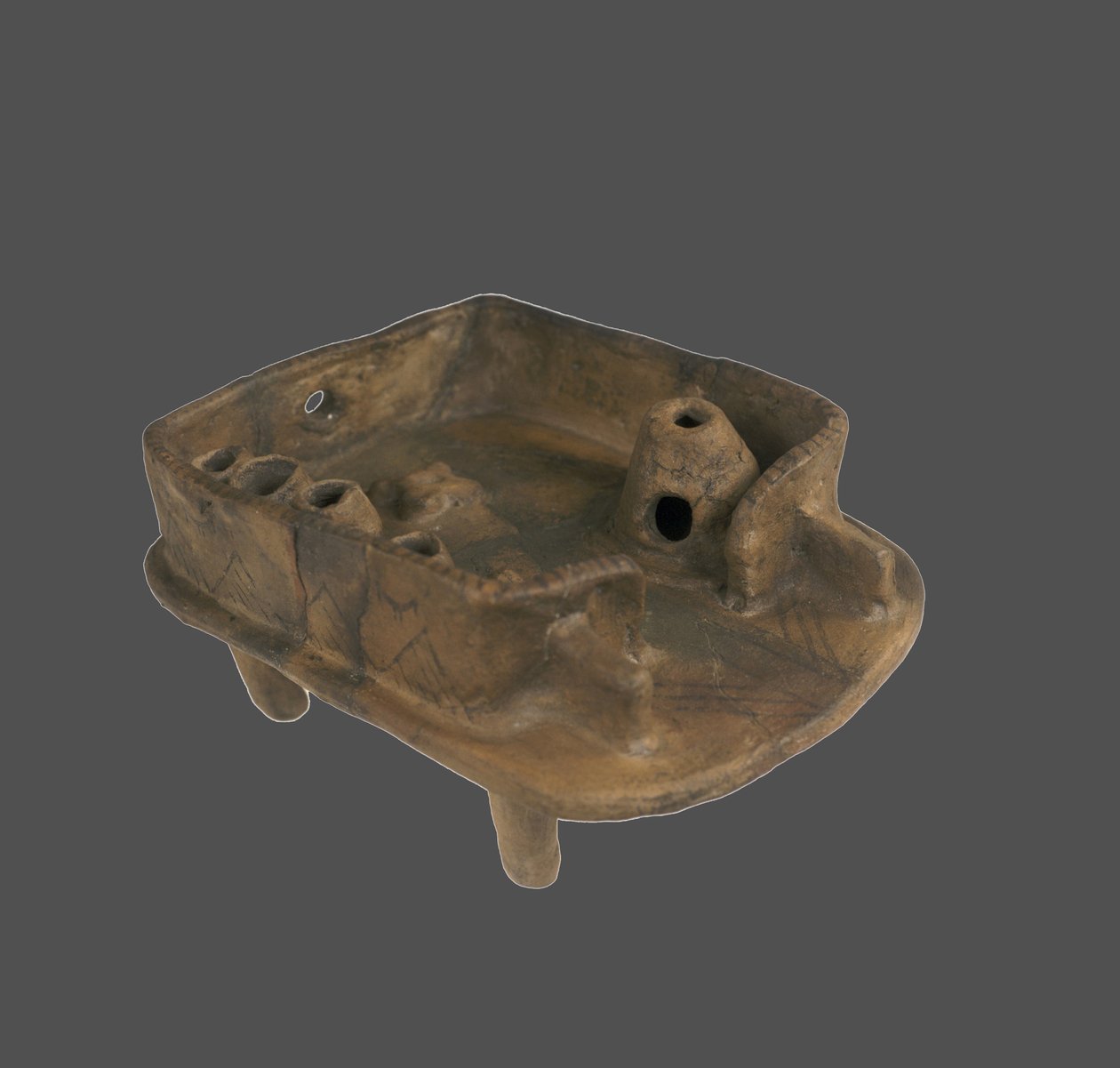 Modelo de uma casa, 3800-3600 aC de Prehistoric Russian Culture
