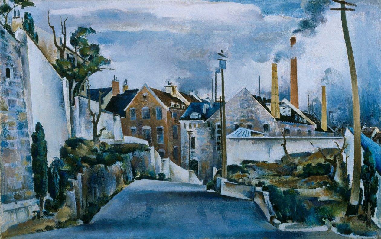 Rua, em, quebec de William Preston Dickinson
