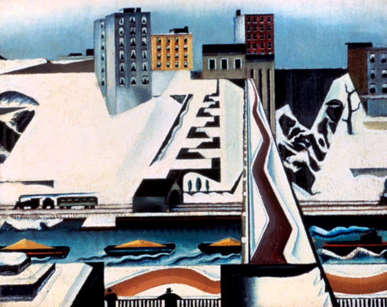 Harlem Rivers, 1928 de William Preston Dickinson