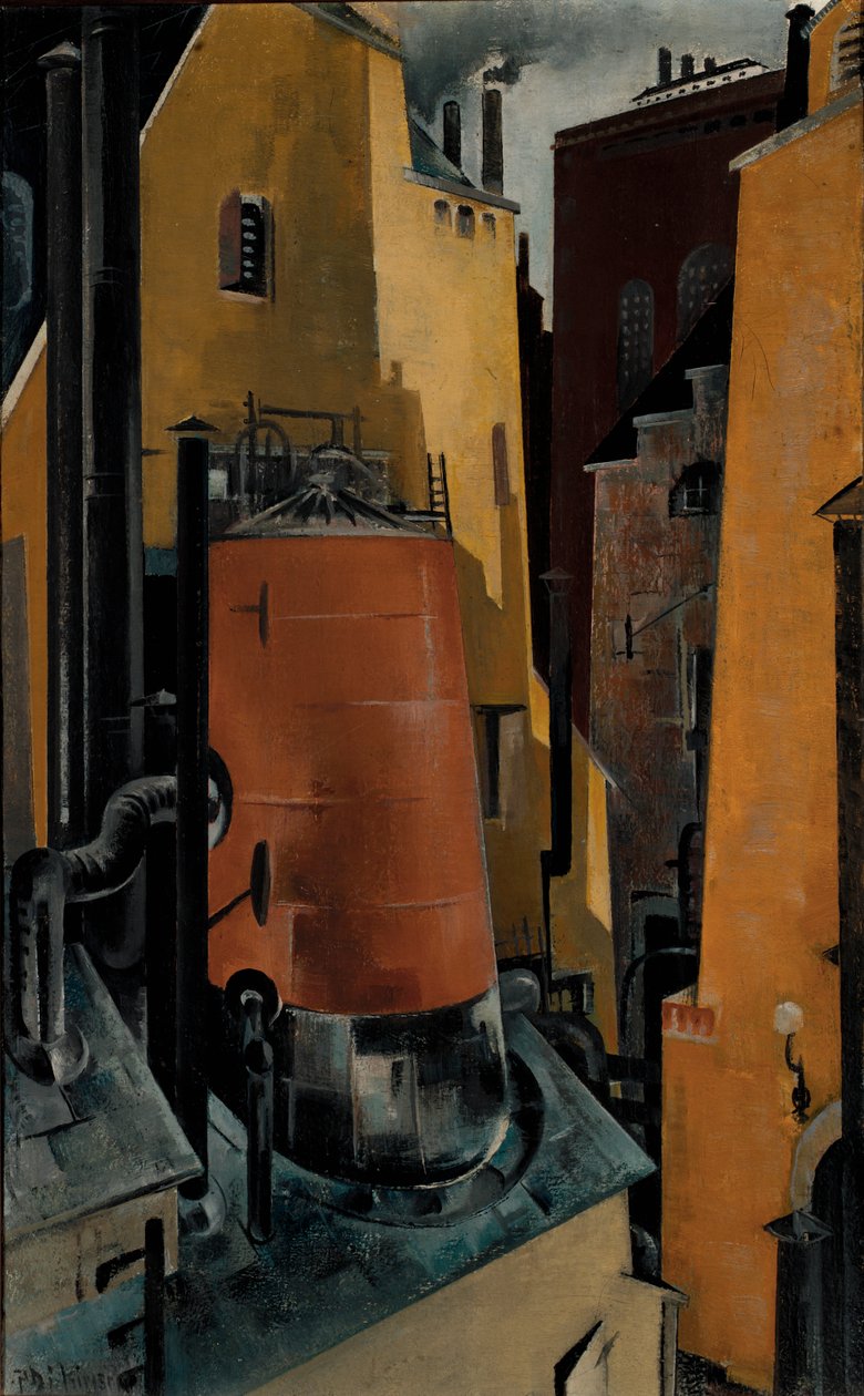 Indústria, c. 1923. de Preston Dickinson
