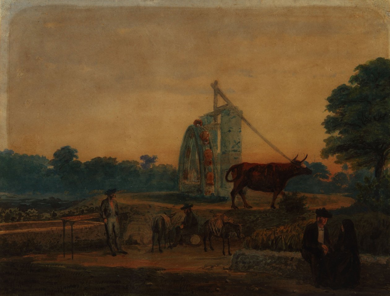 La Noria (Espanha) de Prilidiano Pueyrredon
