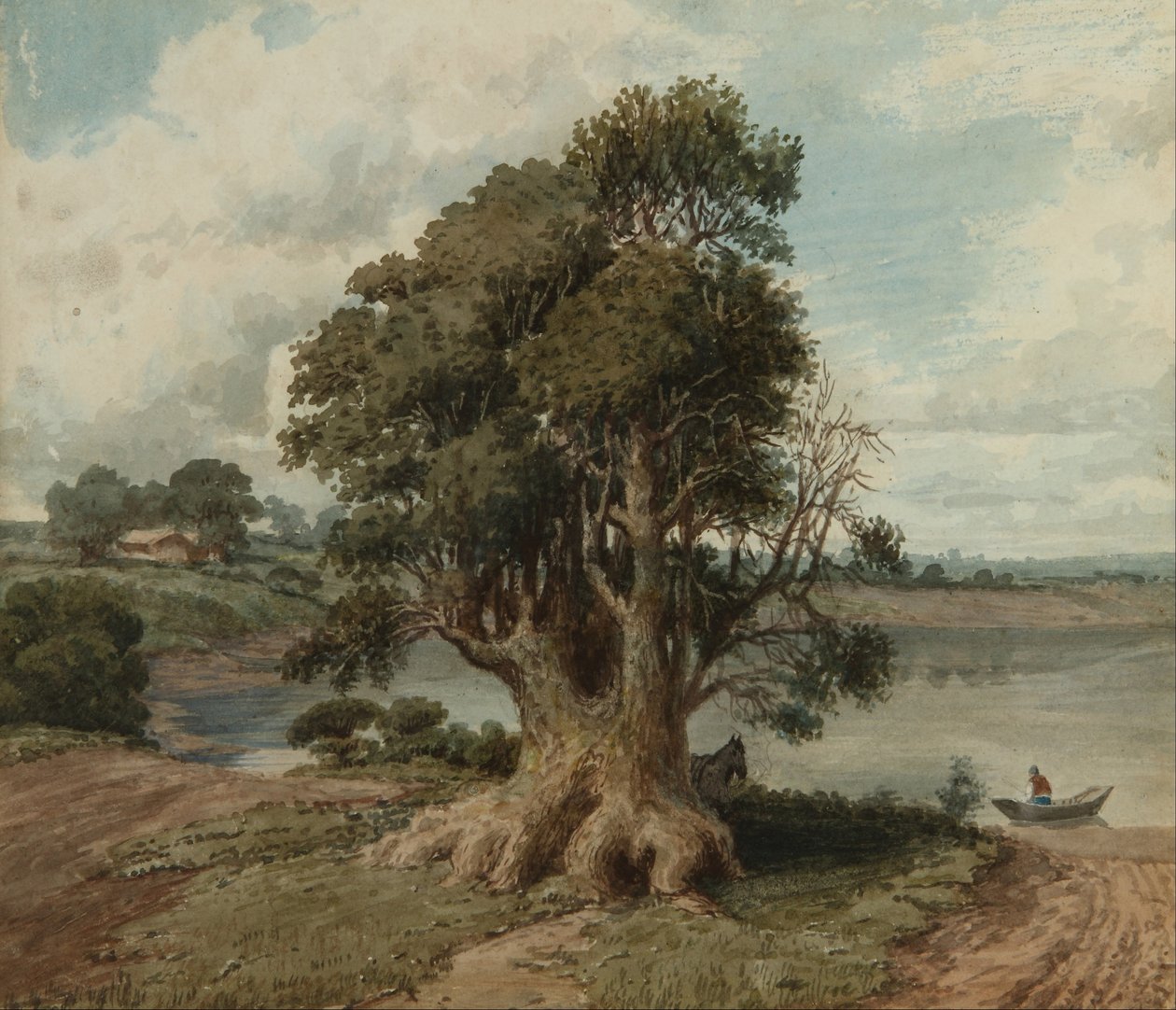 Paisagem da costa (San Isidro) de Prilidiano Pueyrredon