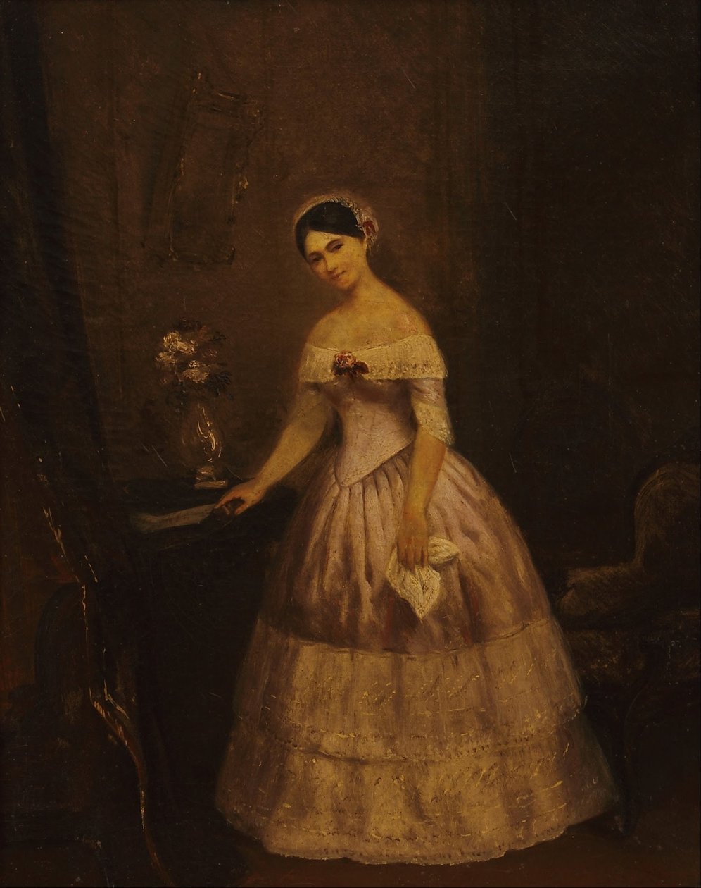Retrato do estúdio Manuelita Rosas de Prilidiano Pueyrredon