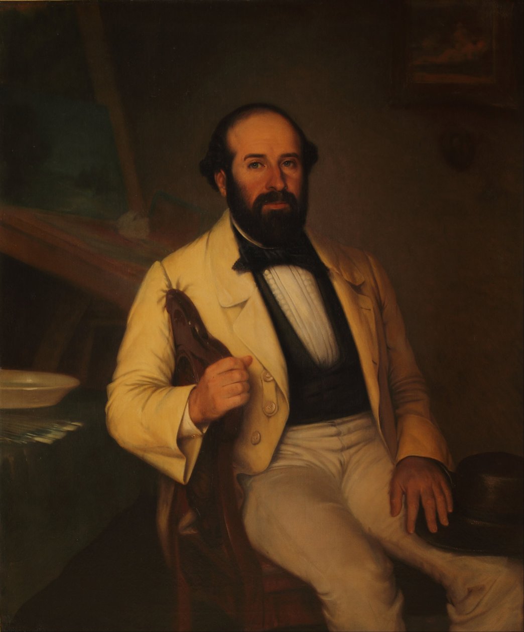 Retrato de Santiago Calzadilla de Prilidiano Pueyrredon