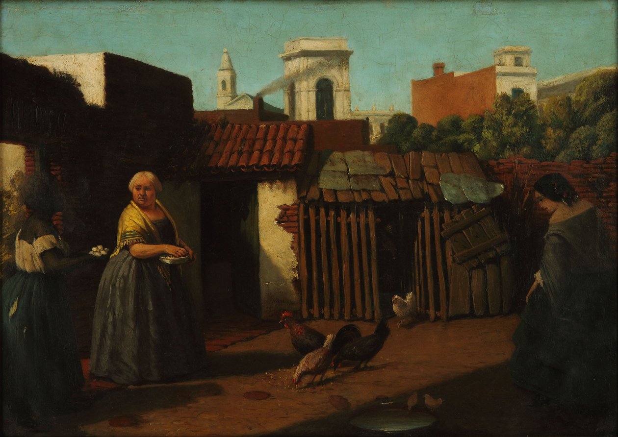 Pátio de Buenos Aires em 1850 de Prilidiano Pueyrredon