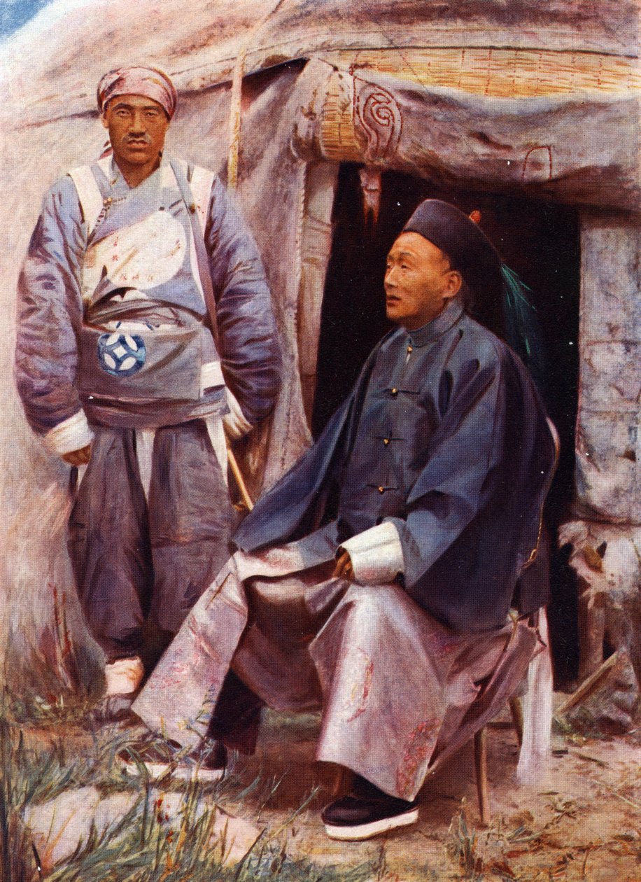 O Taotai de Kashgar, c.1910 de Prince Alexandre Gagarine