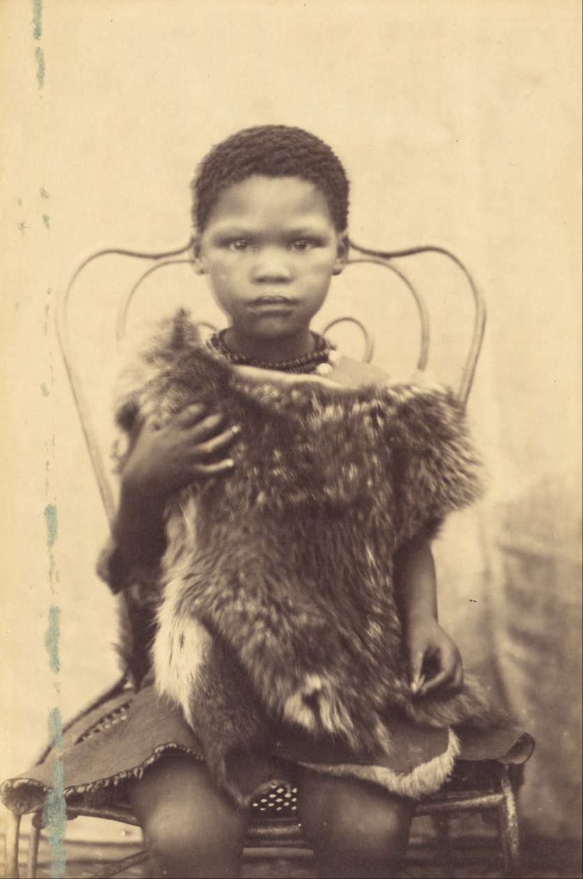 Betty, garota hotentotte (menina hotentote), 9 anos de idade. de Napoleon Bonaparte
