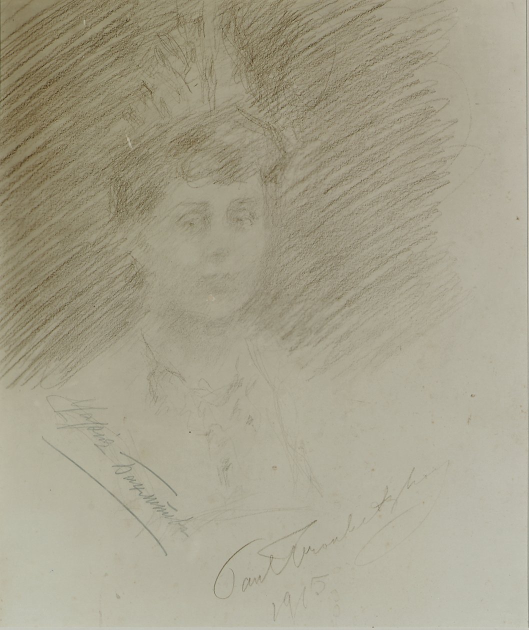 Retrato de Maria Bakhmet&39;eva de Prince Paul Petrovic Troubetzkoy