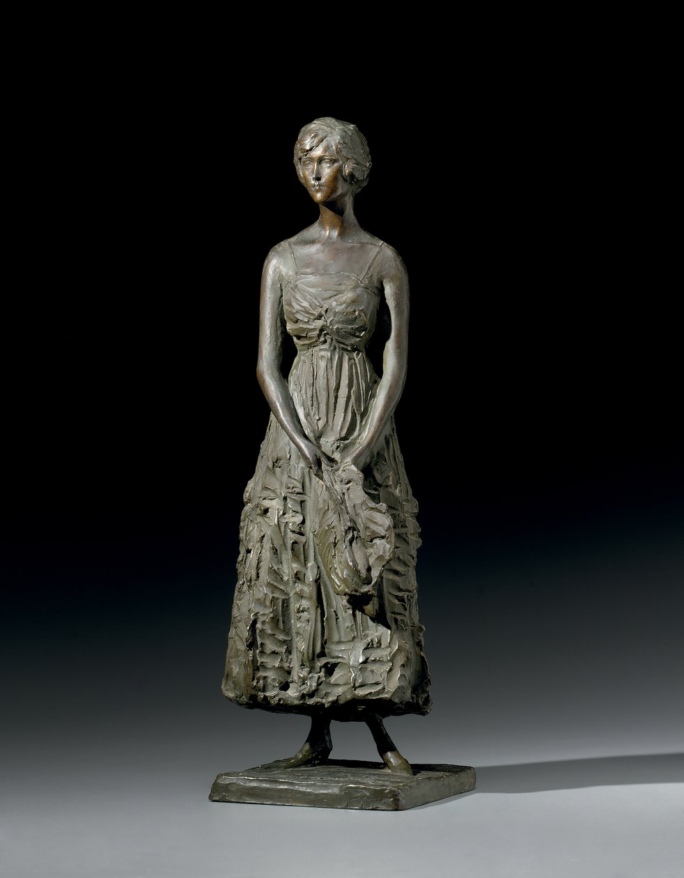Ruth Raymond Carhart, c.1921 (bronze e pátina verde) de Prince Paul Petrovic Troubetzkoy