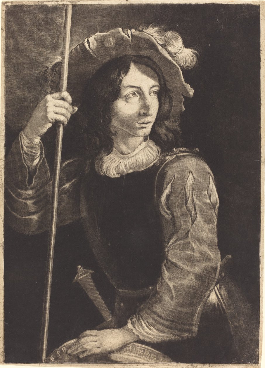 O porta-estandarte de Prince Rupert of the Pfalz