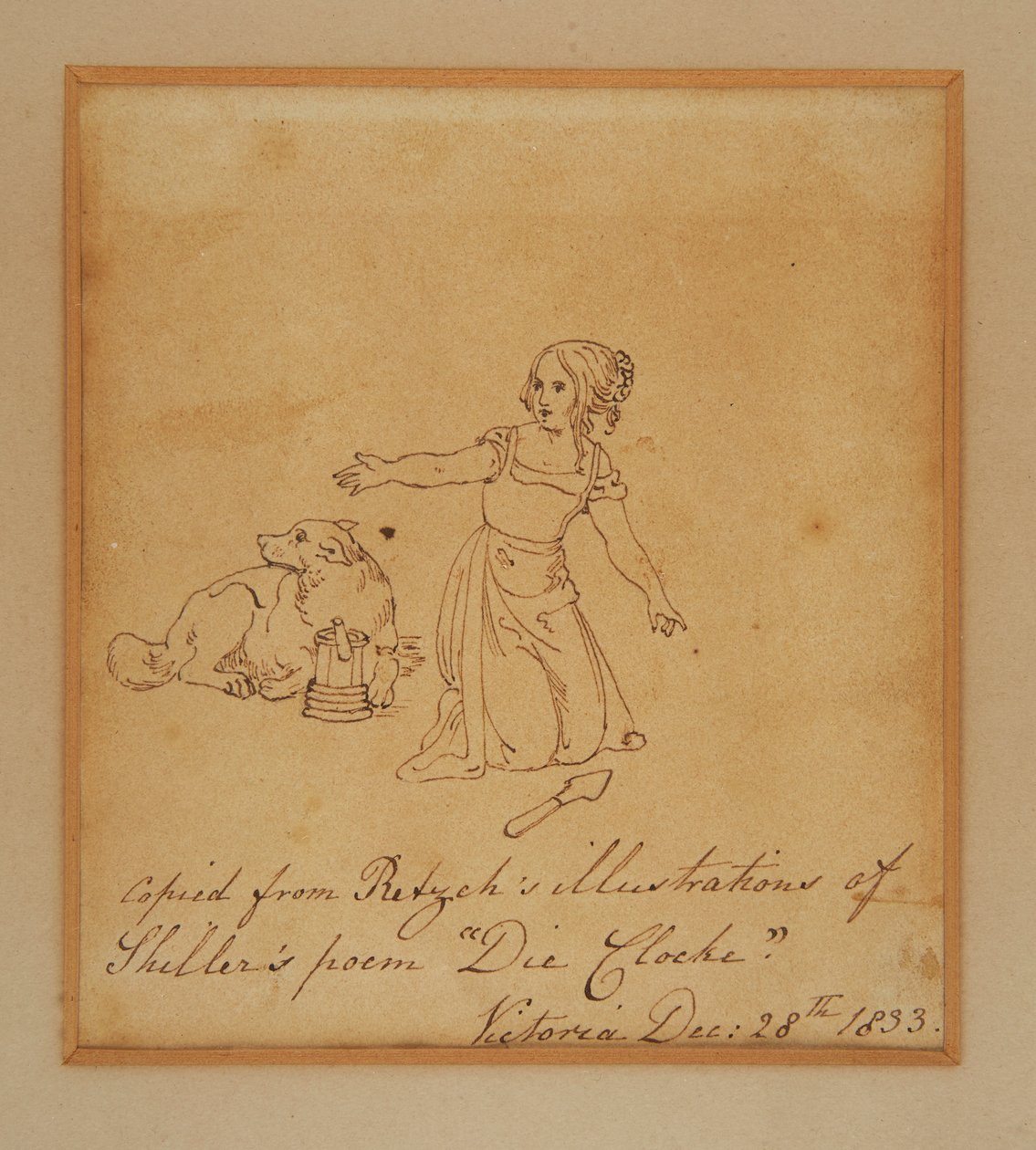 Esboço da princesa Victoria de Princess Royal (1840 1901) Victoria