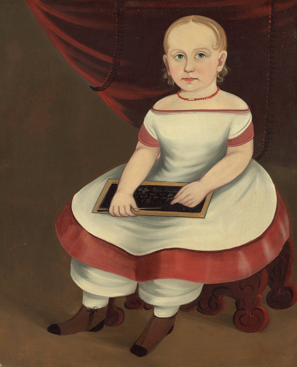 Menina com ardósia, c. 1845. de Prior Hamblin School