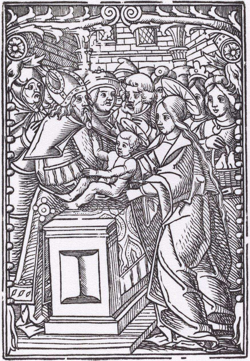 Apresentação no Templo de Probably French 16th Century