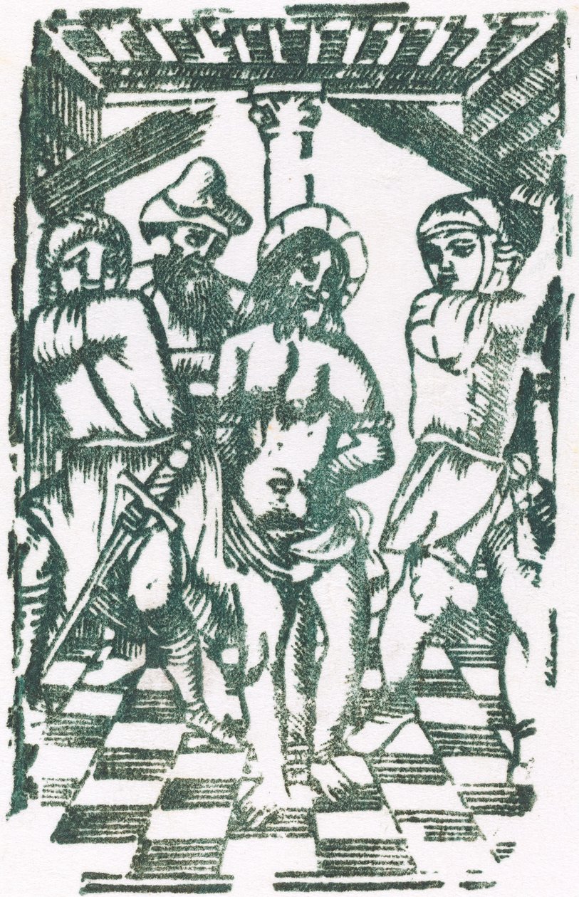 A Flagelação de Probably French 16th Century