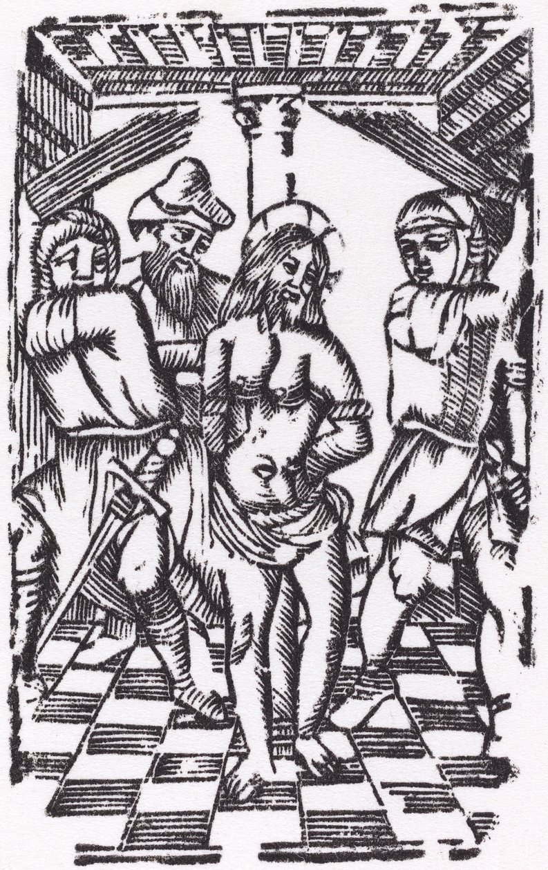 A Flagelação de Probably French 16th Century