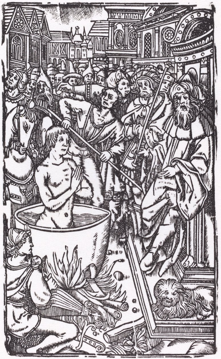 O martírio de um santo de Probably French 16th Century