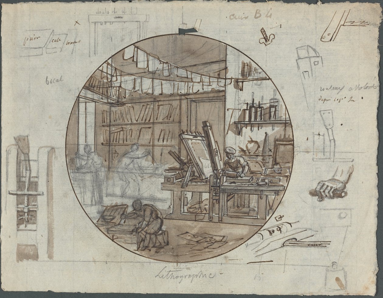 Oficina Litográfica de Probably French 19th Century