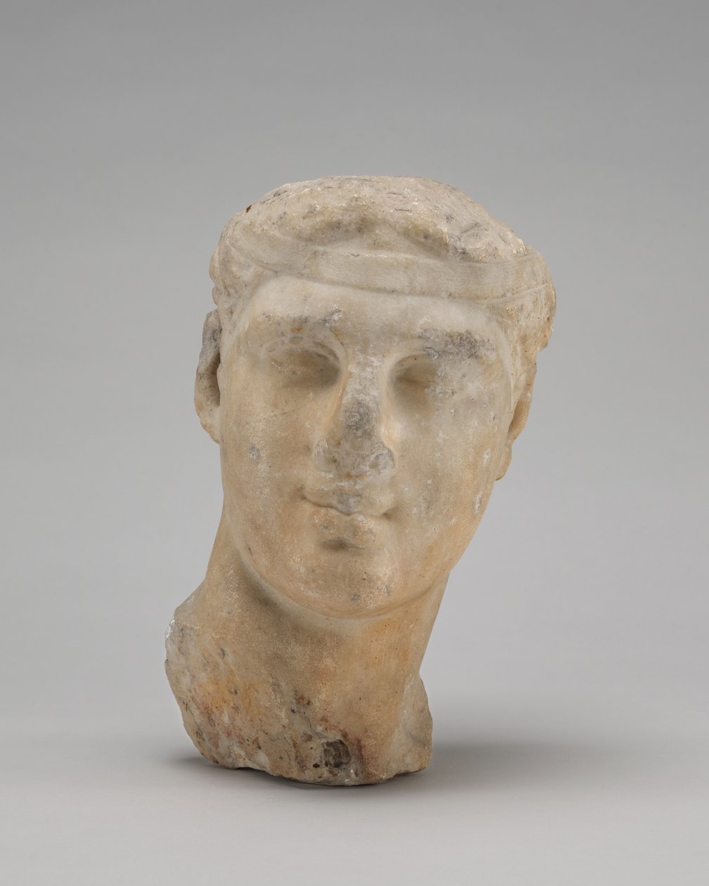 Cabeça de um jovem (Dioniso ou seguidor?) de Probably Hellenistic