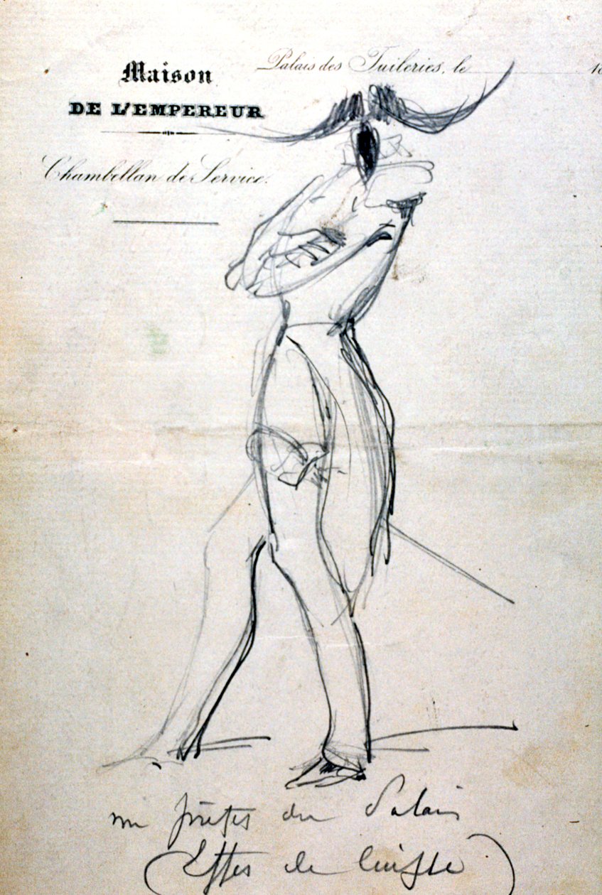 Estudo, A Casa do Imperador, c1823-1870 de Prosper Merimee