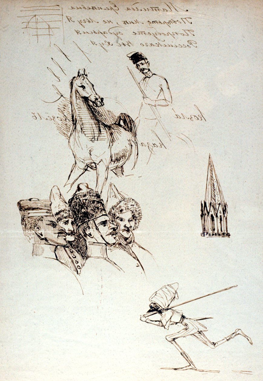 Estudo dos russos, c1823-1870 de Prosper Merimee