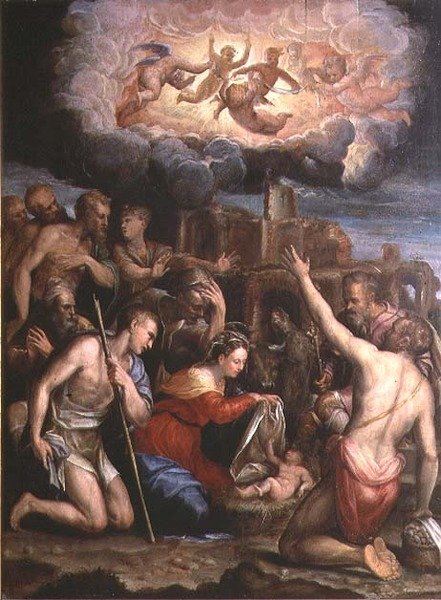 Adoração dos Pastores de Prospero Fontana