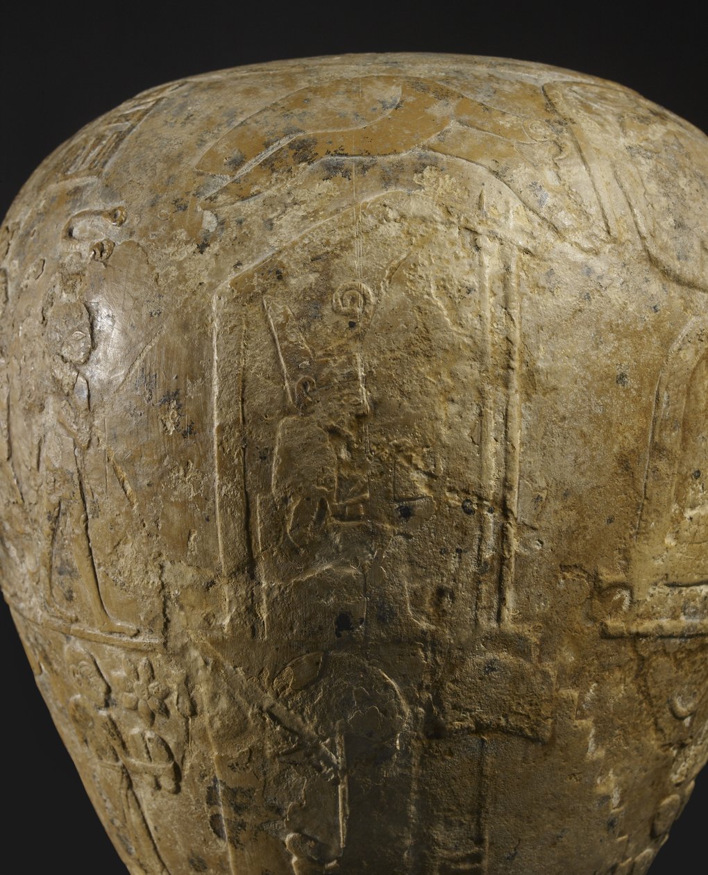 Macehead de calcário de Narmer de Protodynastic Period Egyptian