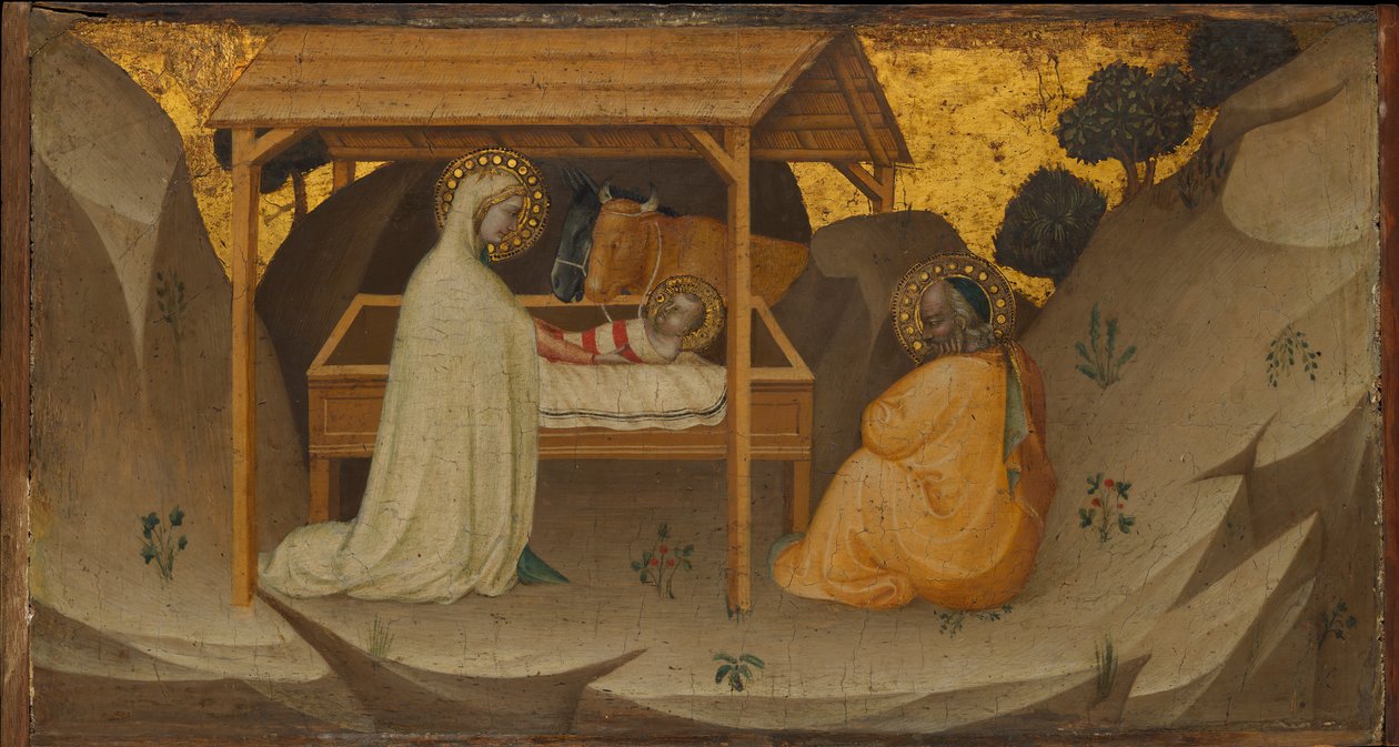 A Natividade, ca. 1350 de Puccio di Simone
