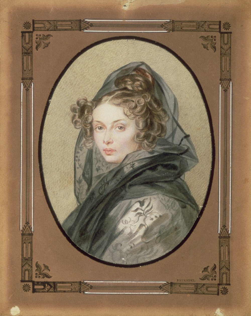 Retrato de Alexandra Grigorievna Muravyova (1804-1832), 1825 (ver 74426) de Pyotr Fyodorovich Sokolov