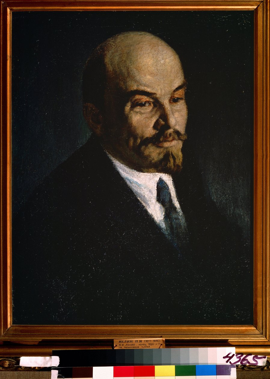 Retrato de Vladimir Lenin de Pyotr Ivanovich Kelin