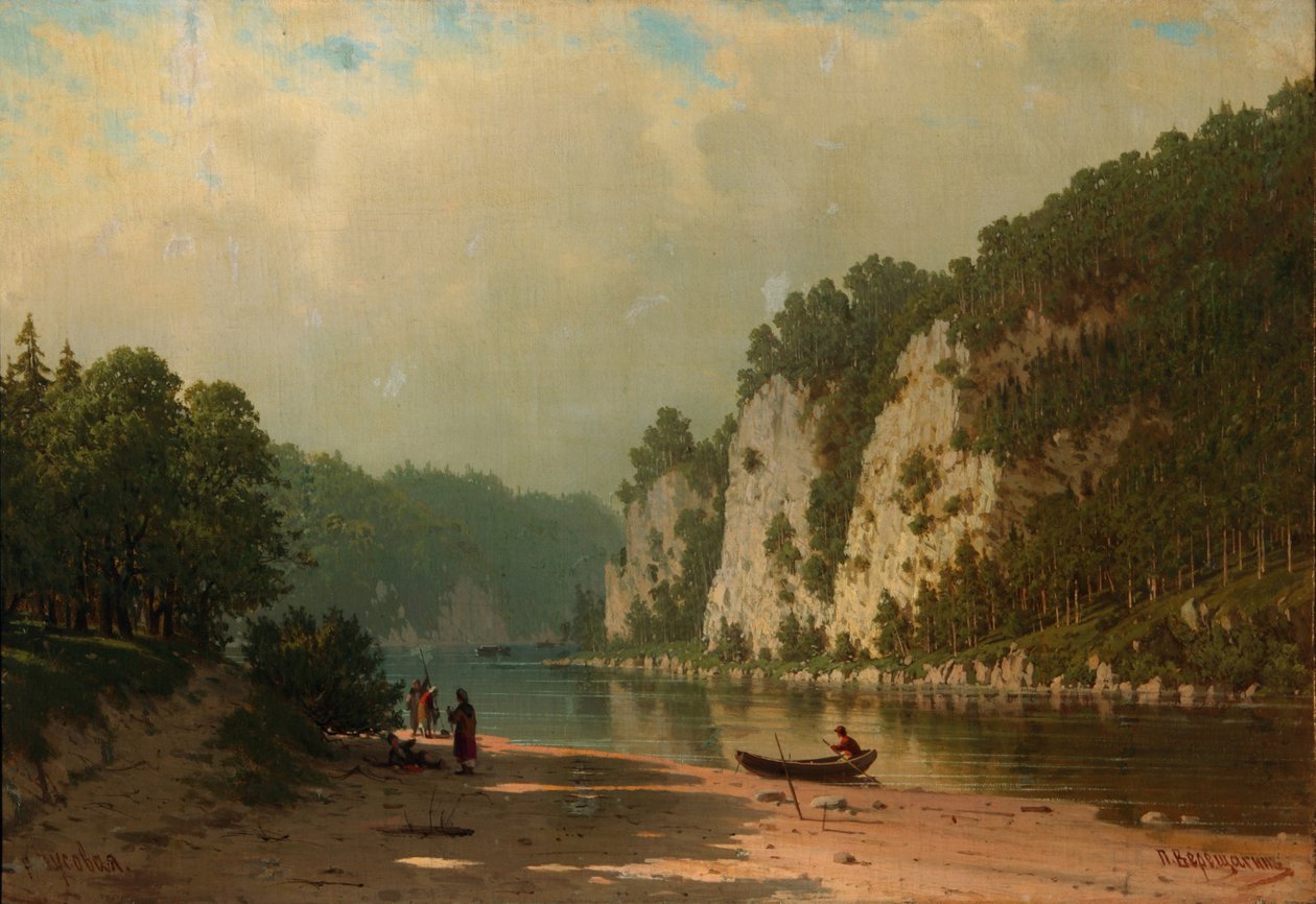 Rio Chusovaya de Pjotr ​​​​Petrowitsch Wereschtschagin