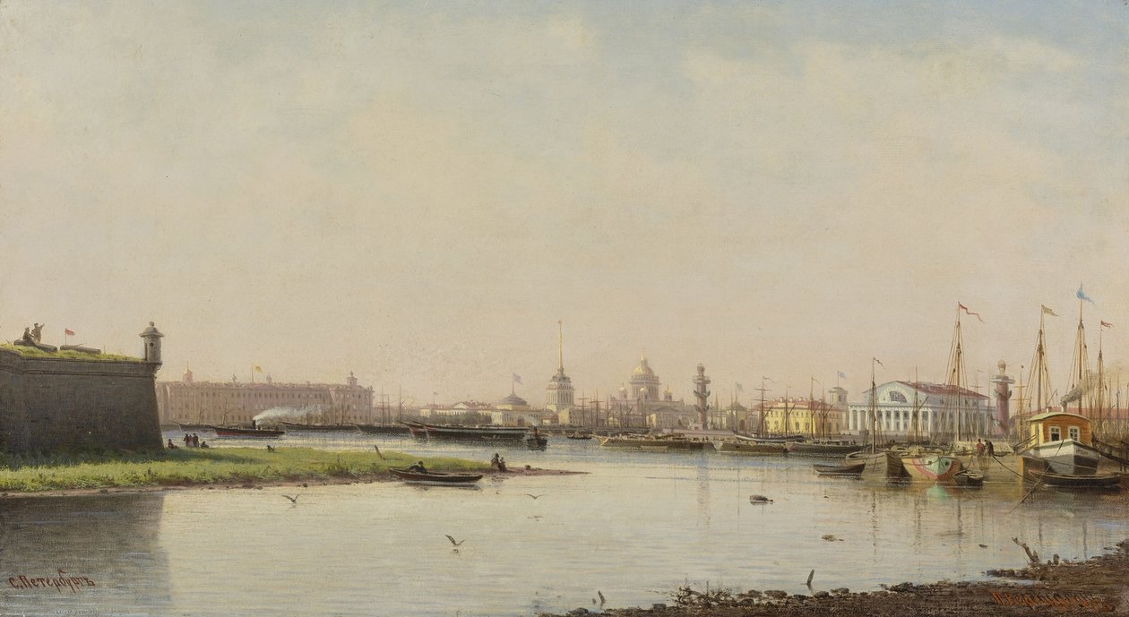 Vista de São Petersburgo de Pjotr ​​​​Petrowitsch Wereschtschagin
