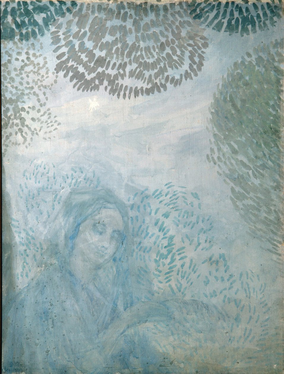 Oração da Manhã, 1908 de Pyotr Savvich Utkin