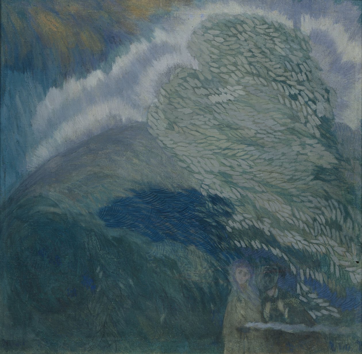 Amantes da Tempestade, 1908 de Pyotr Savvich Utkin
