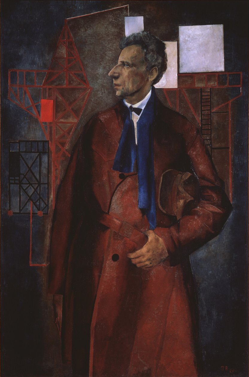 Retrato do produtor teatral Vsevolod Meyerhold 1874-1940, 1925 de Pyotr Vladimirovich Williams