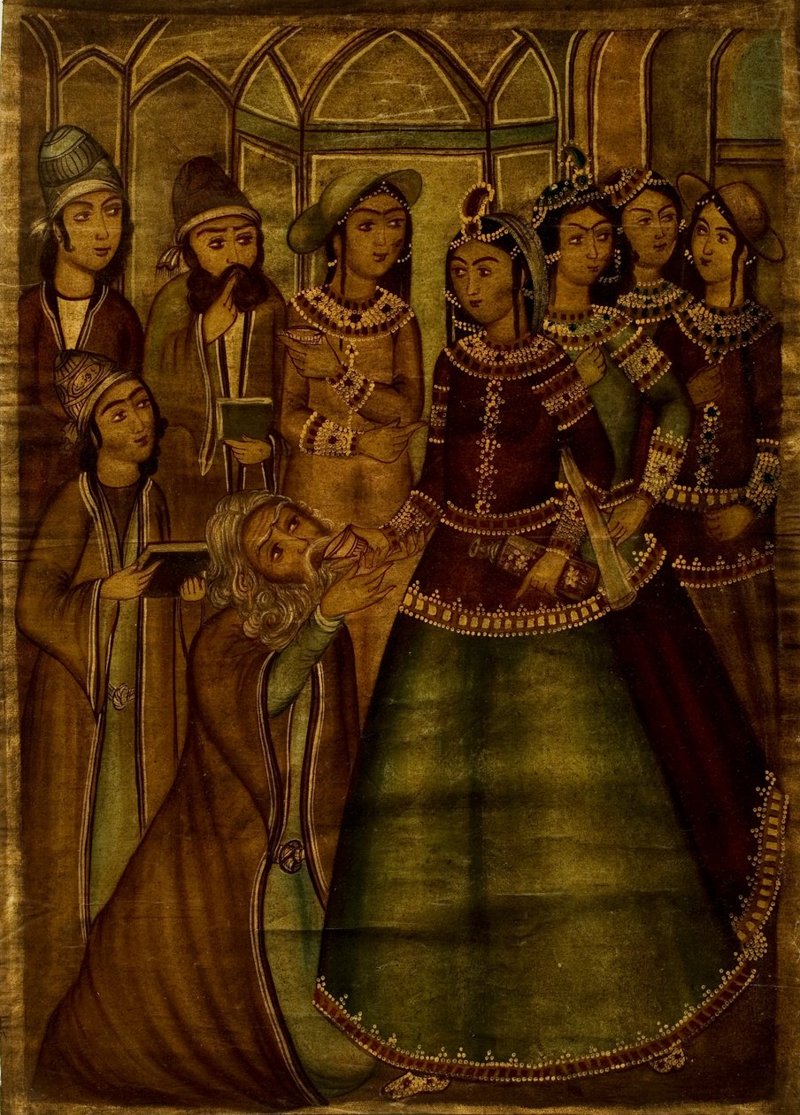 Shaykh Sanan e a donzela cristã de Qajar School