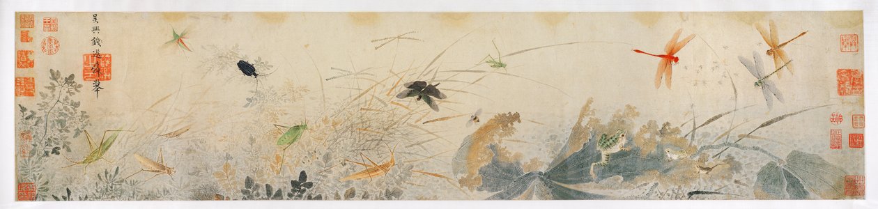 Início do outono (tinta e cores no papel) de Qian Xuan