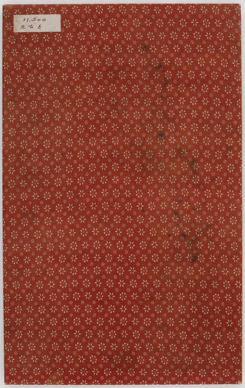 Capa de um álbum de figuras de Qing Dynasty Chinese School
