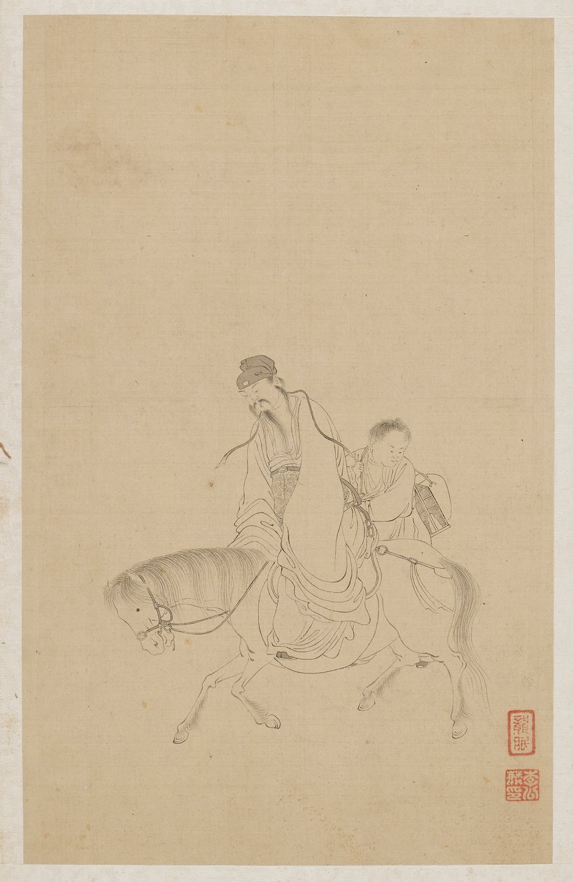Figuras de Qing Dynasty Chinese School