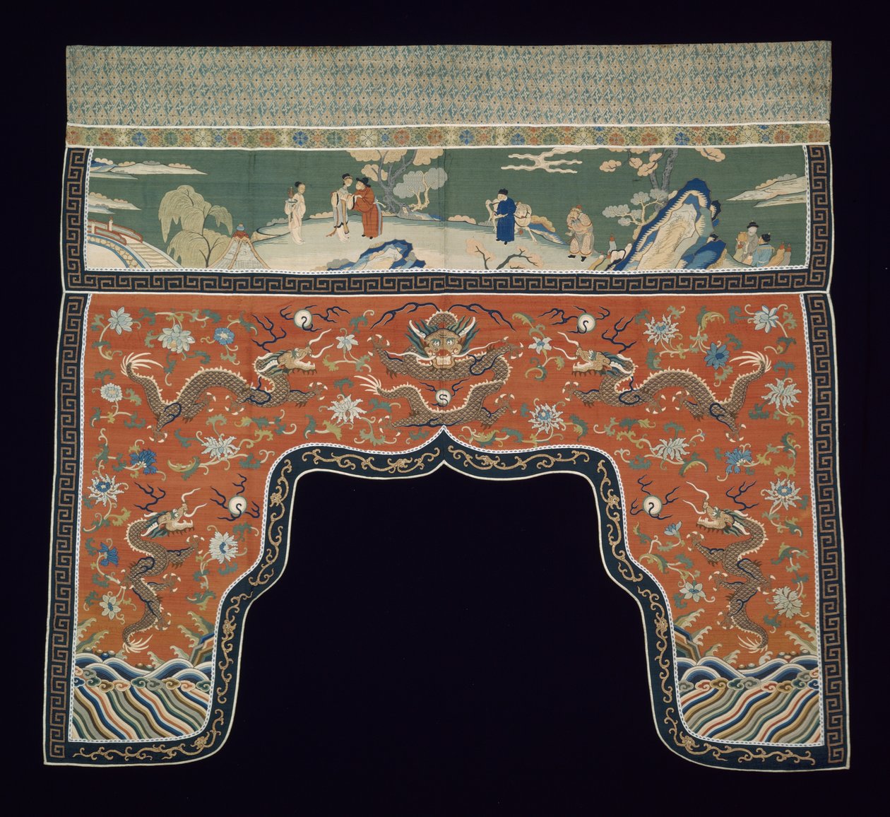 Valance, 1799 de Qing Dynasty Chinese School