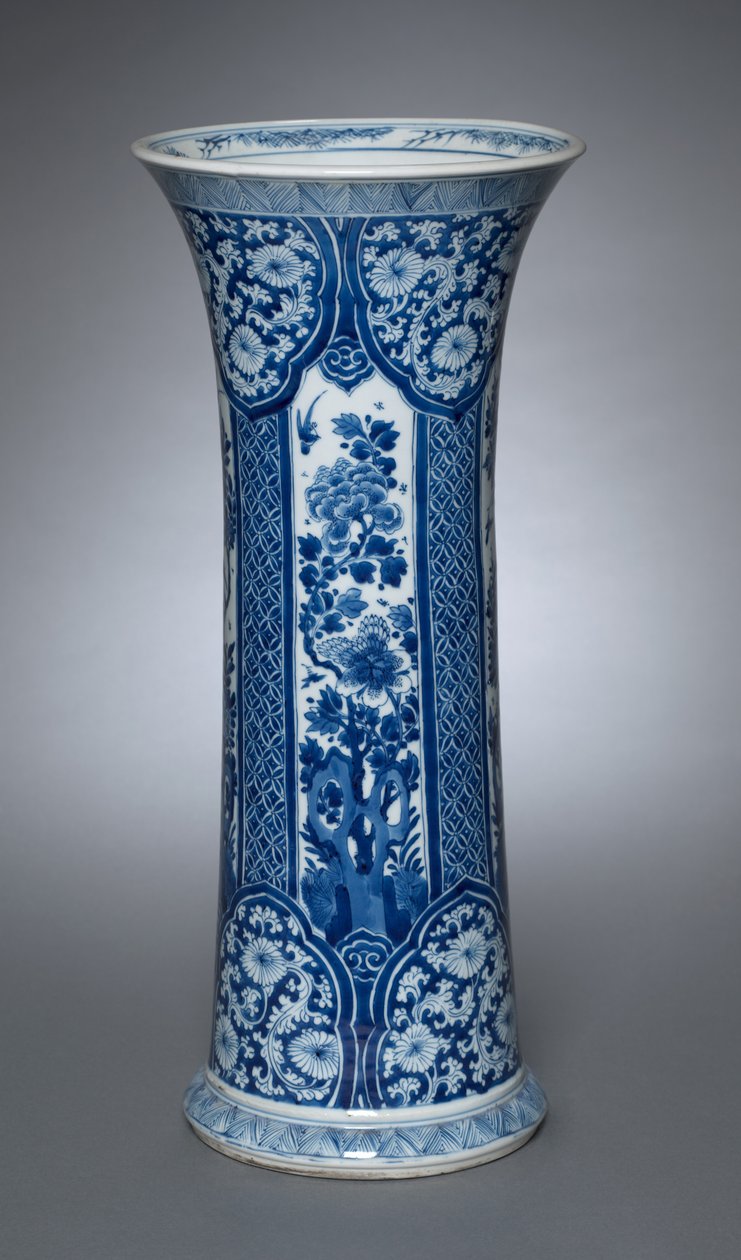 Vaso com Tampa, 1662-1722 de Qing Dynasty Chinese School