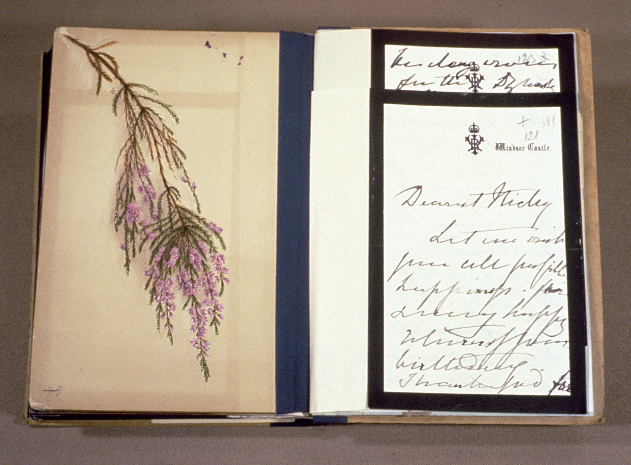 Carta da Rainha Vitória (1819-1901) para Tsarevich Nikolai Alexandrovich (1868-1918) 22 de abril de 1894 de Queen Victoria