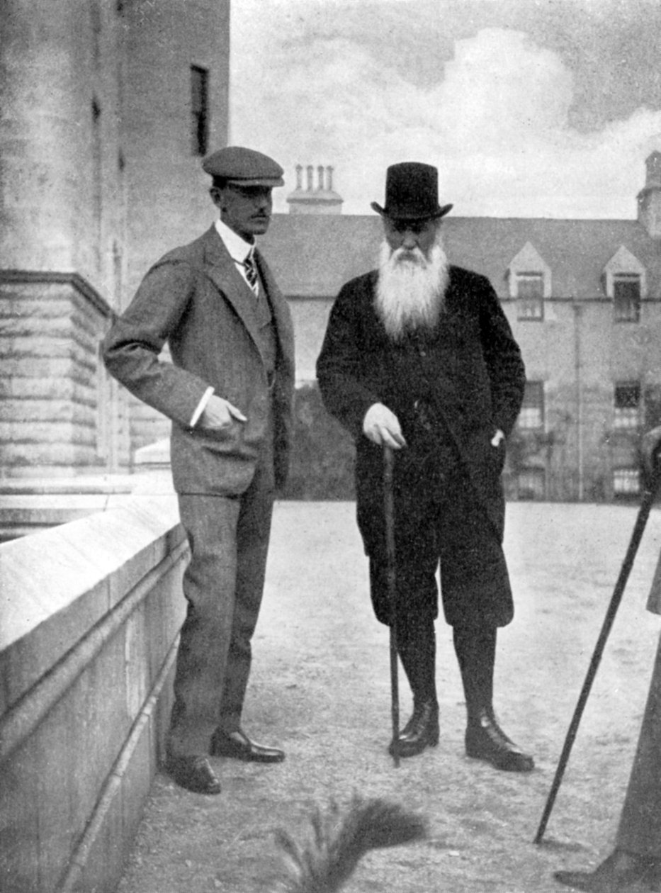 Sir Arthur Davidson e Sir Dighton Probyn, 1908 de Queen Alexandra