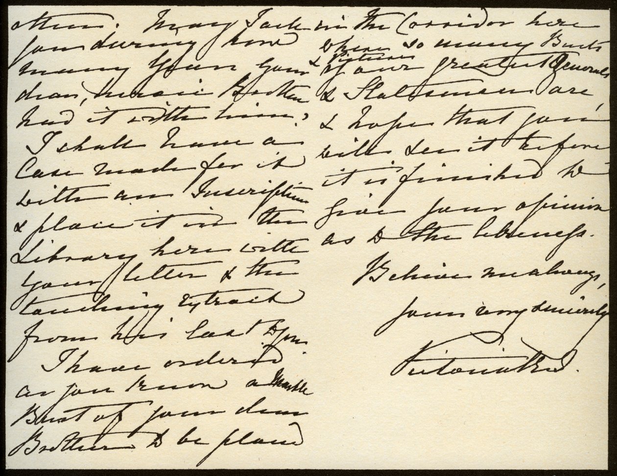 Carta da rainha Victoria a Mary Augusta Gordon, castelo de Windsor, 16 de março de 1885 de Queen Victoria