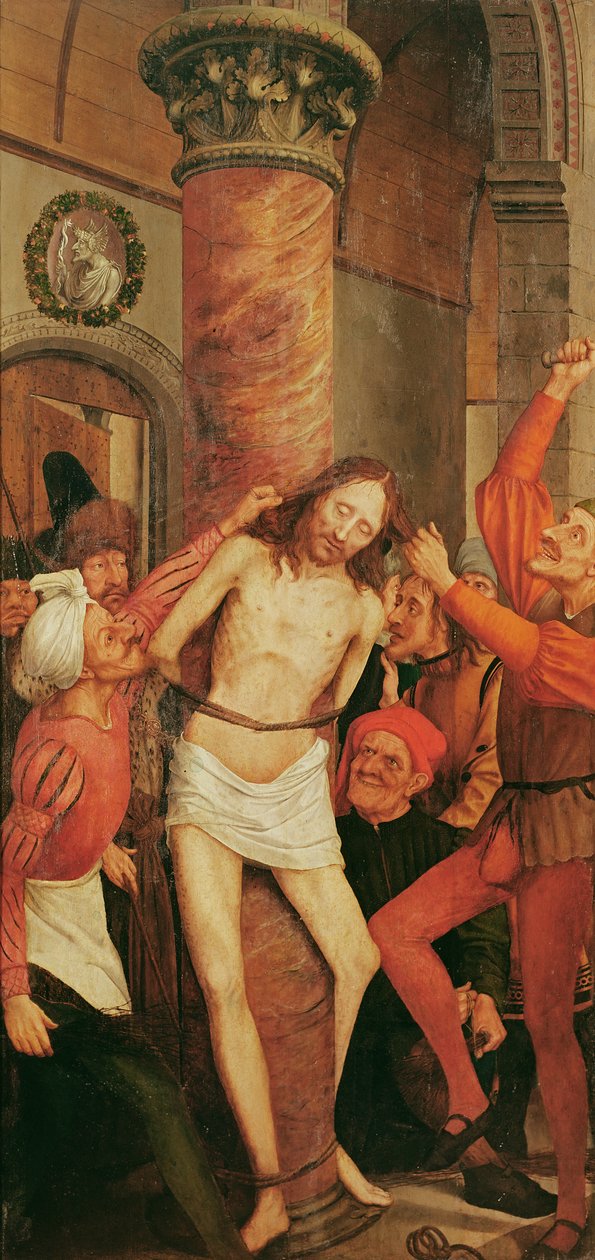 Cristo na coluna de Quentin Massys or Metsys